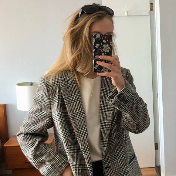 RW & Co Plaid Oversized Blazer - Picture 5 of 5